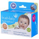 Brush-Baby Teething Wipes, tampoane de curățare a gingiilor cu mușețel și xilitol, 0-16 luni, 20 buc