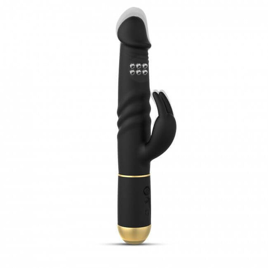 Dorcel Furious Rabbit 2.0, Kaninchen-Vibrator, schwarz