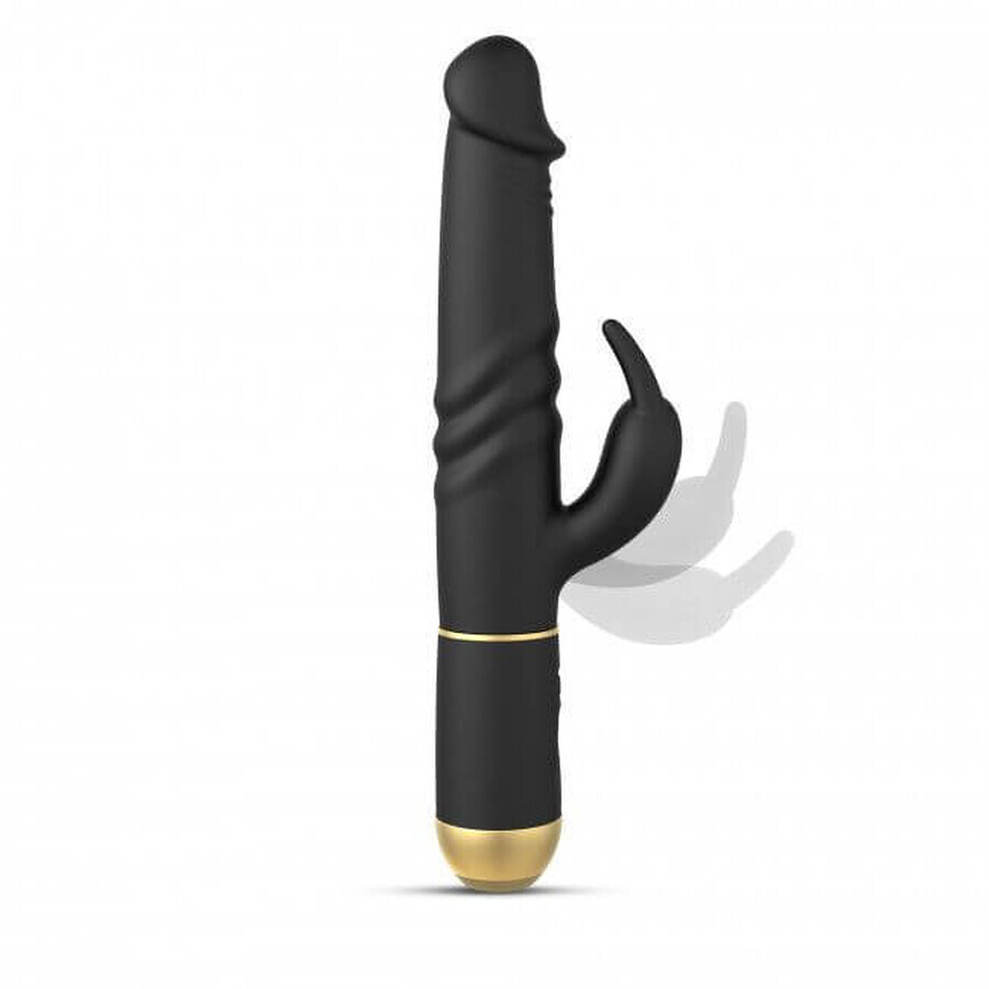 Dorcel Furious Rabbit 2.0, Kaninchen-Vibrator, schwarz