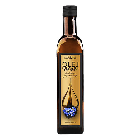 Goldfarmex Golden Oils Ulei de chimen negru sirian, presat la rece, nerafinat, 500 ml