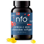 NFO Omega-3 Kids, ab 4 Jahren, Geschmacksrichtung Tutti Frutti, 120 Kaukapseln