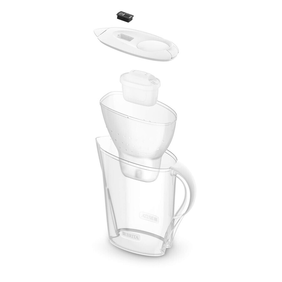 Brita Marella, ulcior cu filtru 2,4 l, alb + filtru Maxtra Pro Pure Performance, 1 buc