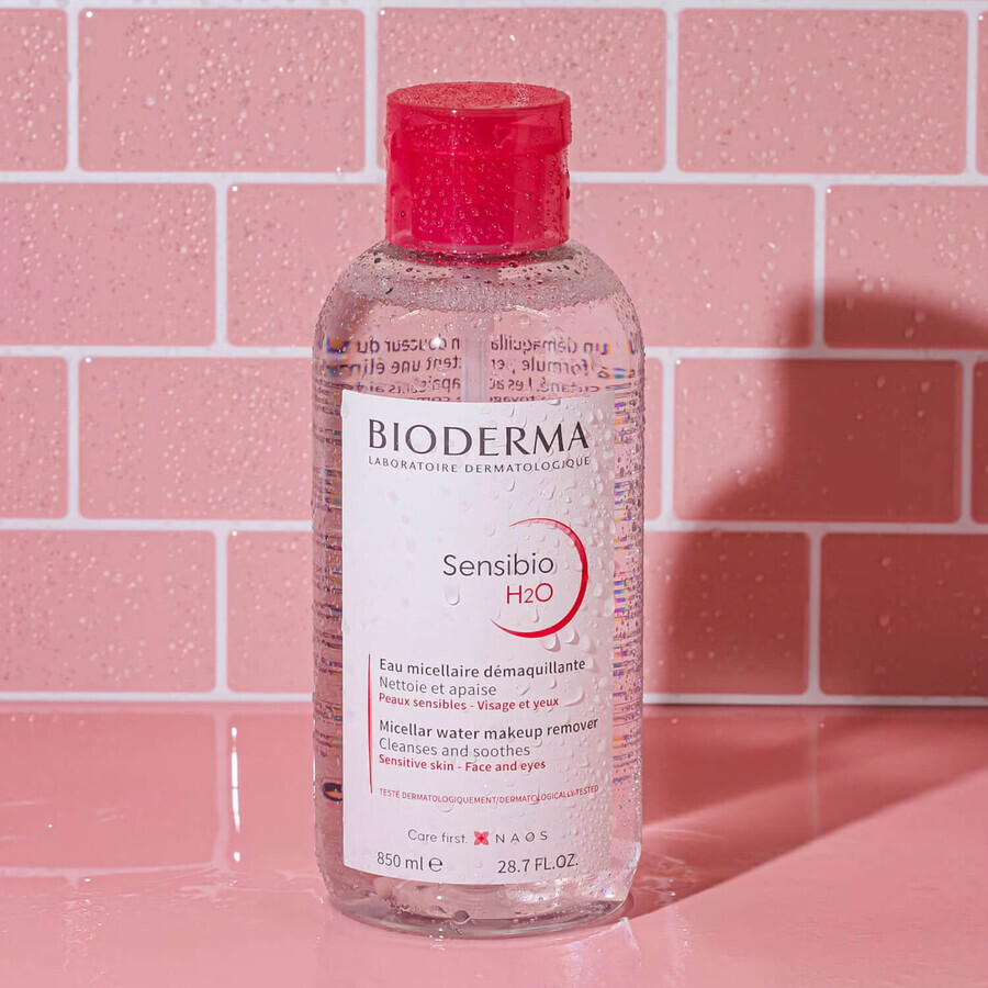 Bioderma Sensibio H2O, apă micelară, piele sensibilă, 850 ml