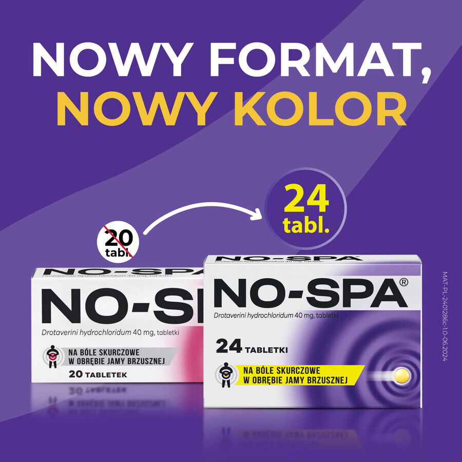 No-Spa 40 mg, 24 comprimate