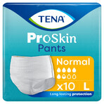 Tena Pants ProSkin, absorbierende Slips, Größe L, 100-135 cm, Normal, 10 Stück