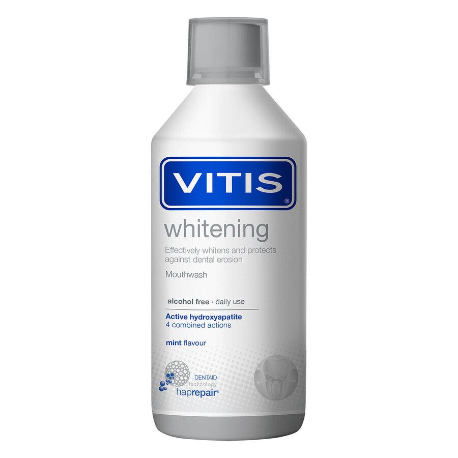 Vitis Whitening Kit, mondwater 500 ml + tandpasta 100 ml