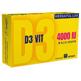 Herbapol Lab D3 Vit 4000 IE, 60 capsules