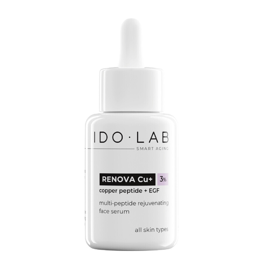 Ido Lab Renova Cu+, siero ringiovanente con peptidi di rame, 30 ml