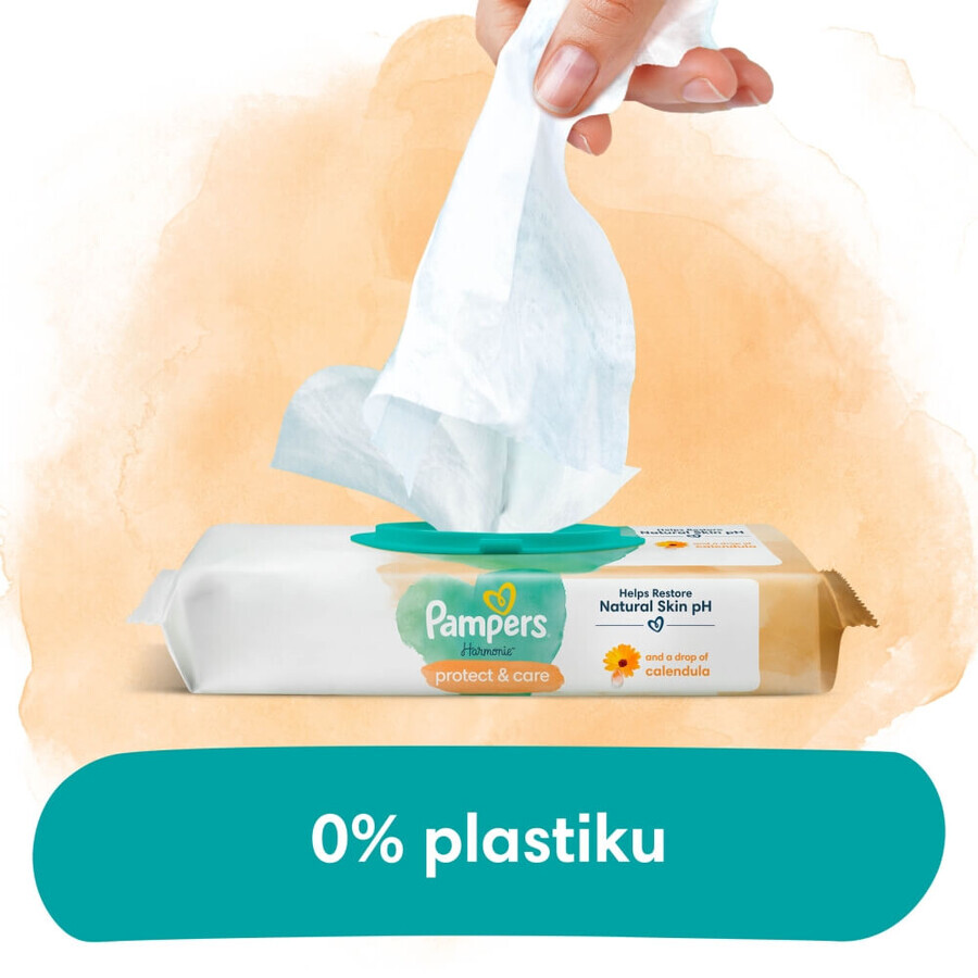 Pampers Harmonie Protect & Care, șervețele umede, 24 x 44 bucăți