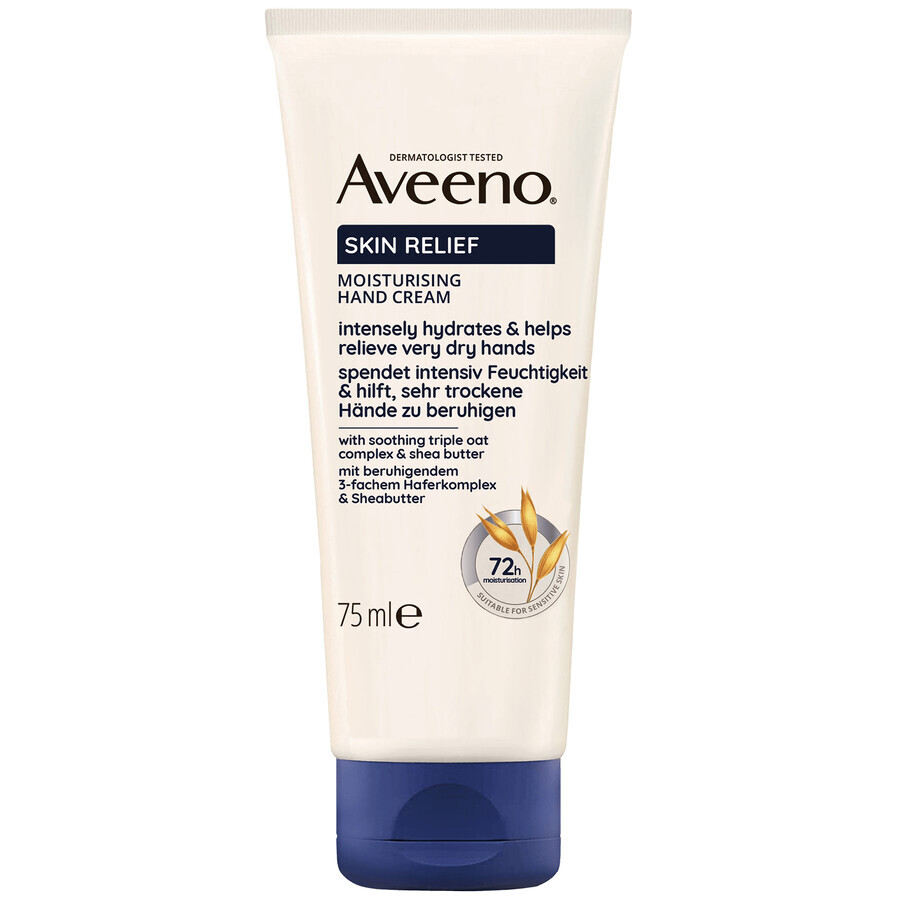 Aveeno Skin Relief, cremă de mâini hidratantă, 75 ml