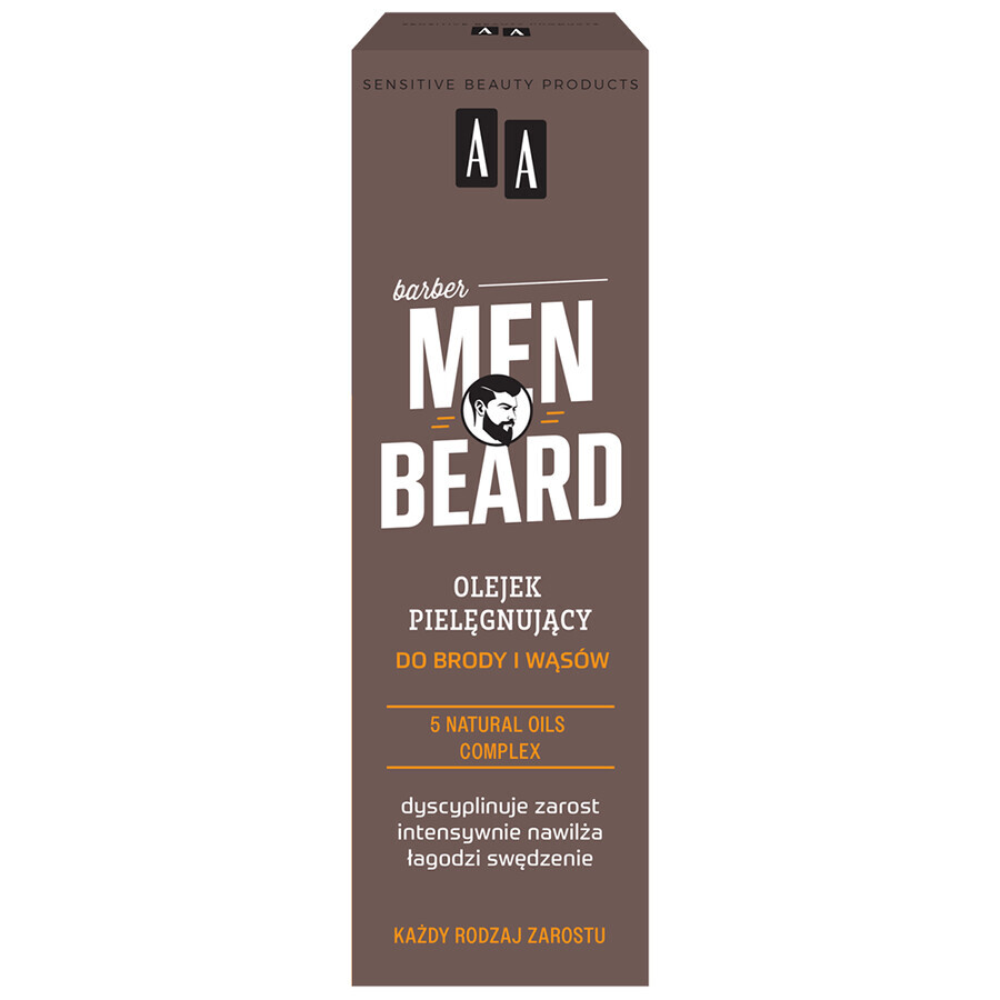 AA Men Beard, turbo-concentrat pentru creșterea bărbii și mustății, 30 ml