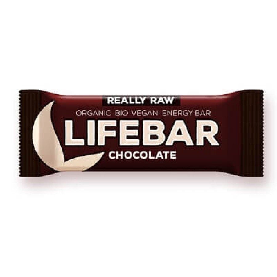Baton Raw cu ciocolata, 47g, Lifebar