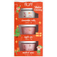 Set Fluff Winter Evening, unt Cinnamon Rolls, 100ml + unt Apple Pie, 100ml + scrub Mulled Wine, 100ml