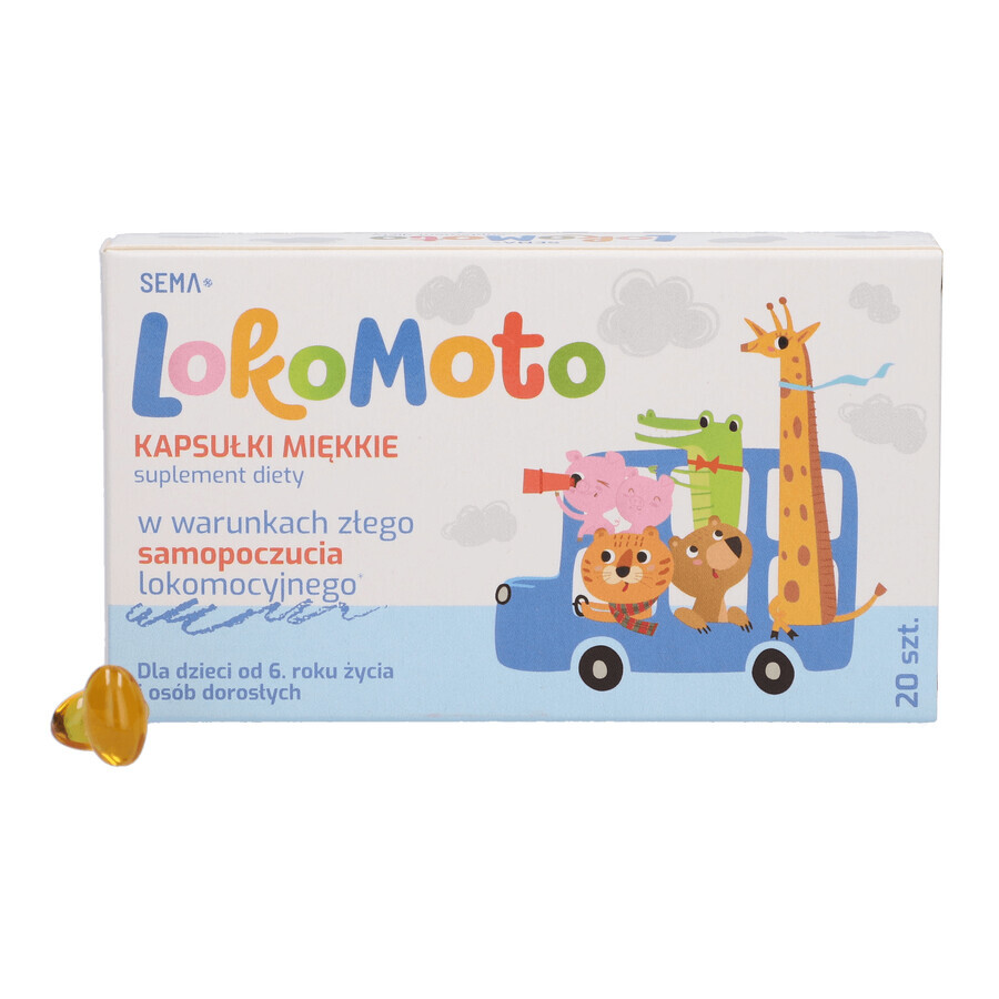 SEMA Lab, LokoMoto, 20 capsule moi