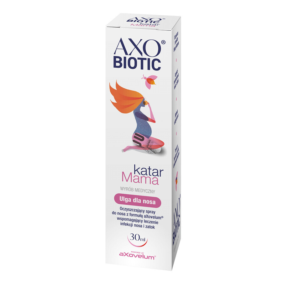 Axobiotic Catarrh Mama, spray de curățare nazală, 30 ml