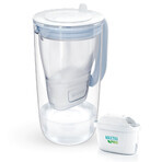 Brita Glass, 2,5 liter glazen filterkan + Maxtra Pro Pure Performance filter, 1 stuk