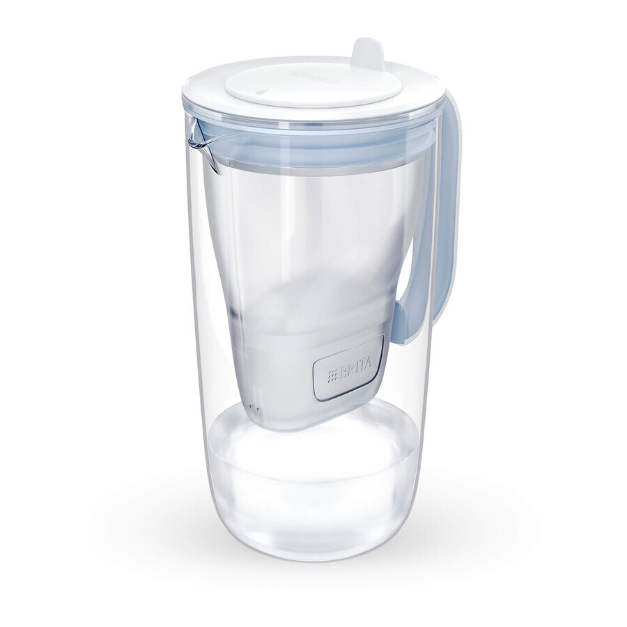 Brita Glass, 2,5 liter glazen filterkan + Maxtra Pro Pure Performance filter, 1 stuk