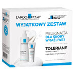 Set La Roche-Posay Toleriane, zachte reinigingsemulsie voor de gevoelige gezichtshuid, 400 ml + Hydraterende crème Sensitive, 40 ml