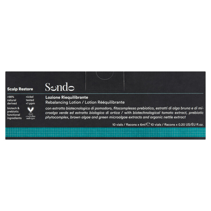 Sendo Scalp restore tratamiento seborregulador intensivo en ampollas, 10 x 6 ml