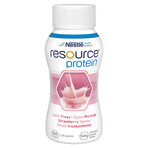 Resource Protein, supplément nutritionnel, goût fraise, 4 x 200 ml + sac de courses gratuit