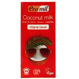 Bautura Bio din lapte de cocos cu cacao, 1L, EcoMil