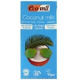 Bautura Bio din lapte de cocos imbogatit cu Ca marin, 1L, EcoMil