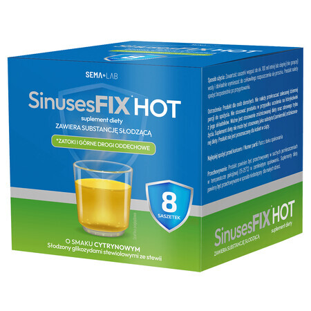 SEMA Lab SinusesFix Hot, 8 pliculețe