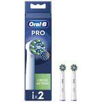 Oral-B Pro Cross Action, vârfuri de schimb pentru periuța de dinți electrică Clean Maximiser, 2 bucăți