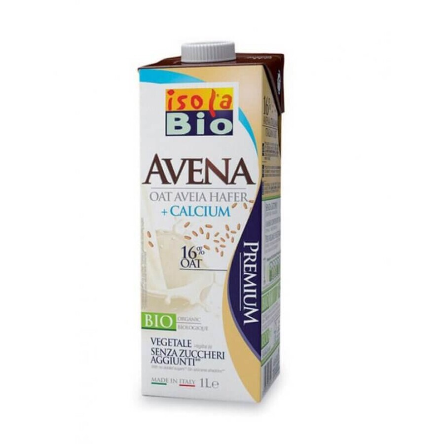 Bautura Bio vegetala din ovaz cu calciu Isola Bio, 1L, AbaFoods