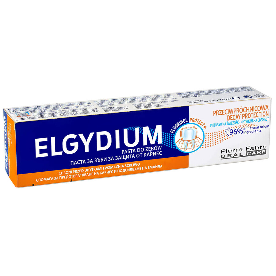 Elgydium, pastă de dinți cu Fluorinol Protect + Complex, 75 ml