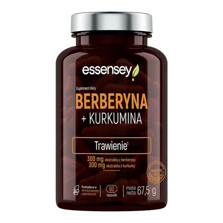 Essensey Berberine + Curcumin, 90 capsule