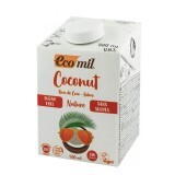 Bautura din lapte de cocos nature neindulcit ecologic, 500 ml, Ecomil