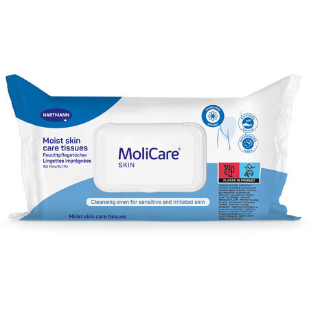 MoliCare Skin, wet wipes for skin care, 50 pieces