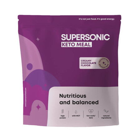 Supersonic Keto Meal, saveur chocolat crémeux, 800g