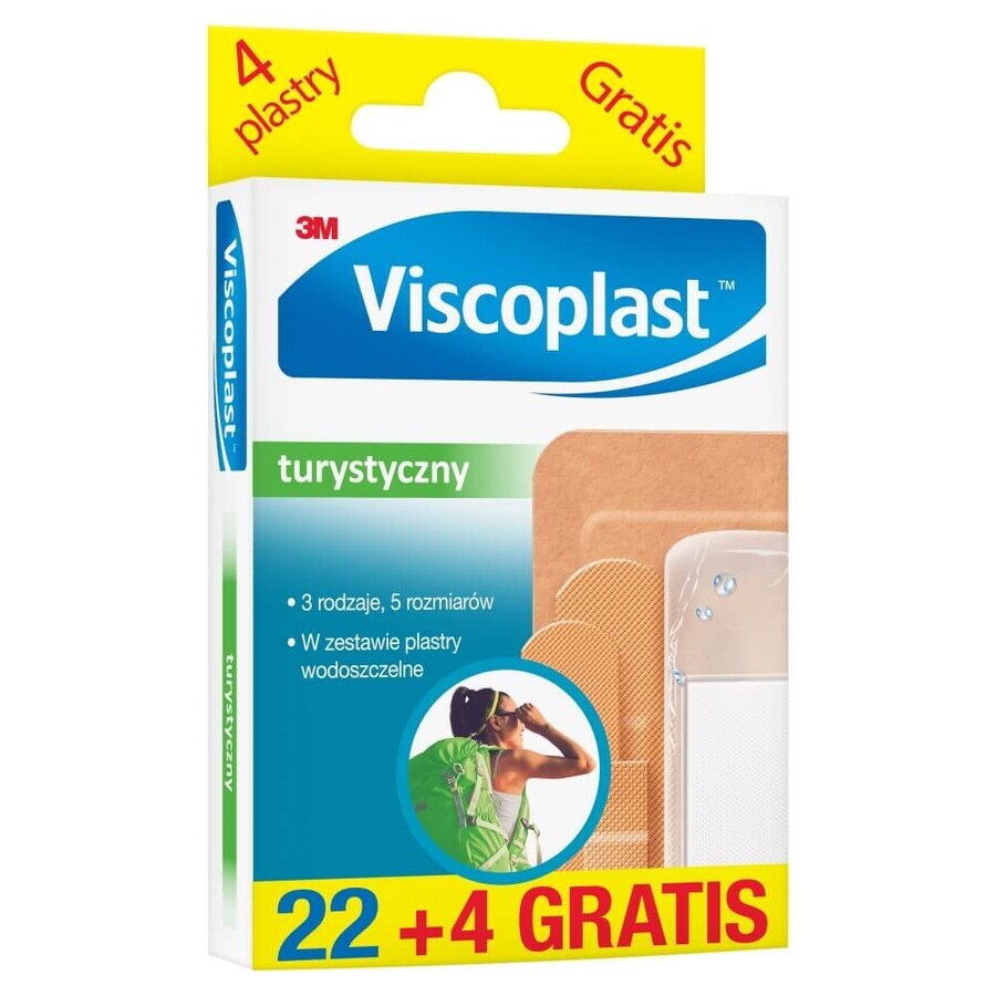 Viscoplast Tourist, patchs, 22 pièces + 4 pièces gratuites