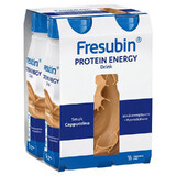 Fresubin Protein Energy Drink, nahrhafte Formel, Cappuccino-Geschmack, 4 x 200 ml VERUNREINIGTE VERPACKUNG