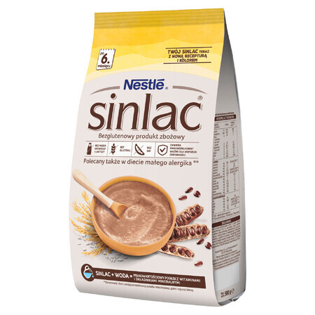 Nestle Sinlac, produs din cereale fără gluten, după 6 luni, 500 g