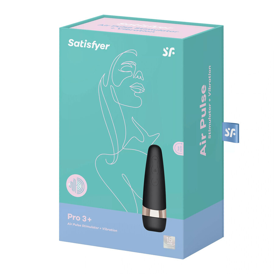 Satisfyer Pro 3+, massaggiatore clitorideo a vibrazione senza contatto