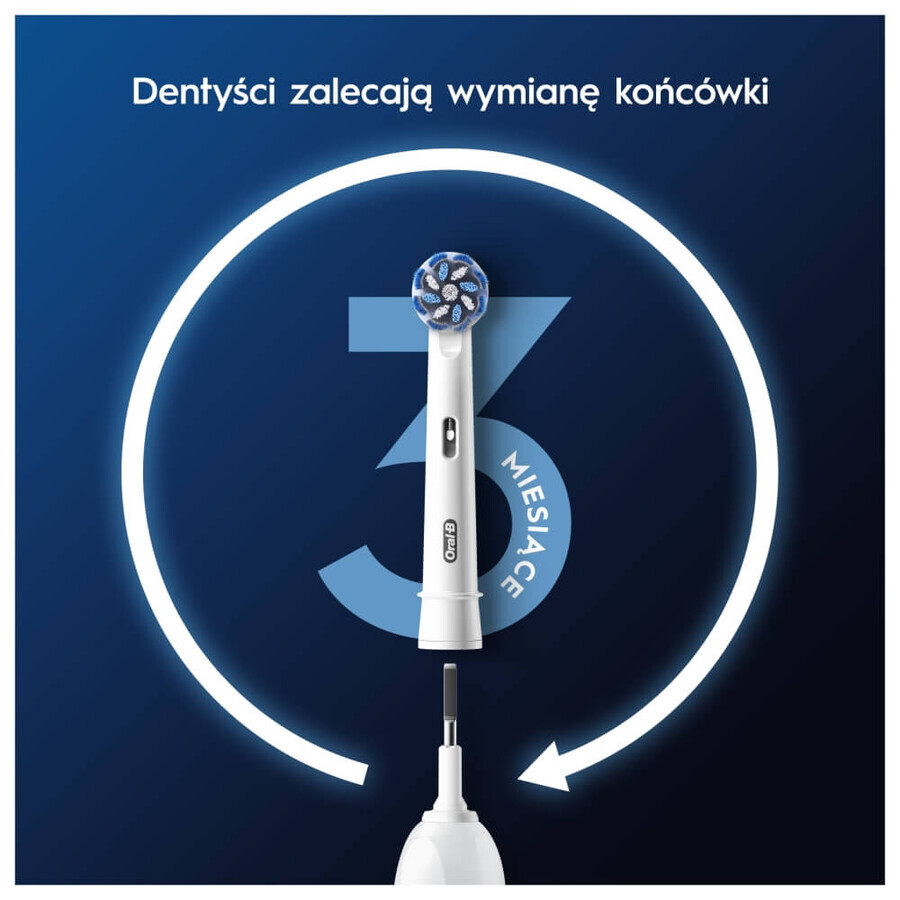 Oral-B Pro Sensitive Clean vârfuri de schimb pentru periuța de dinți electrică, 4 bucăți