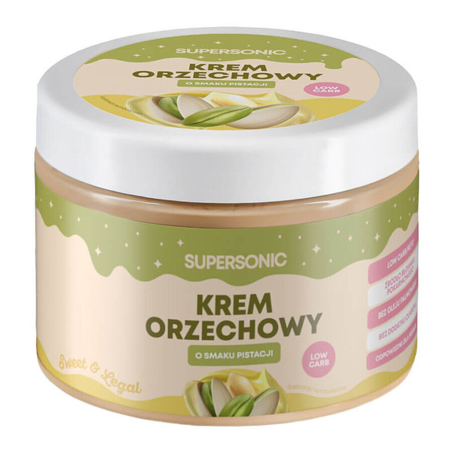 Supersonic, hazelnut cream, pistachio flavor, 250 g