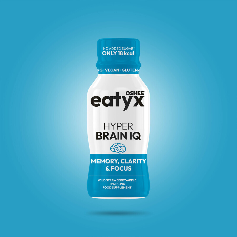 OSHEE Eatyx Eatyx Hyper Brain IQ Booster, sabor fresa y manzana, 100 ml