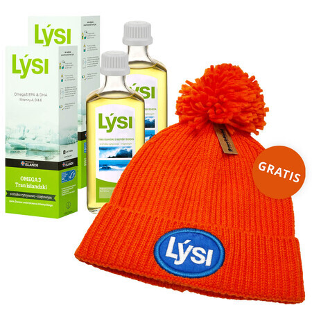 Set Lysi Icelandic Tranz, aromă de lămâie și mentă, 2 x 240 ml + capac gratuit