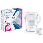 Brita Marella, carafe avec filtre 2,4 litres, blanc + filtre Maxtra Pro Pure Performance Pure Performance, 3 pièces