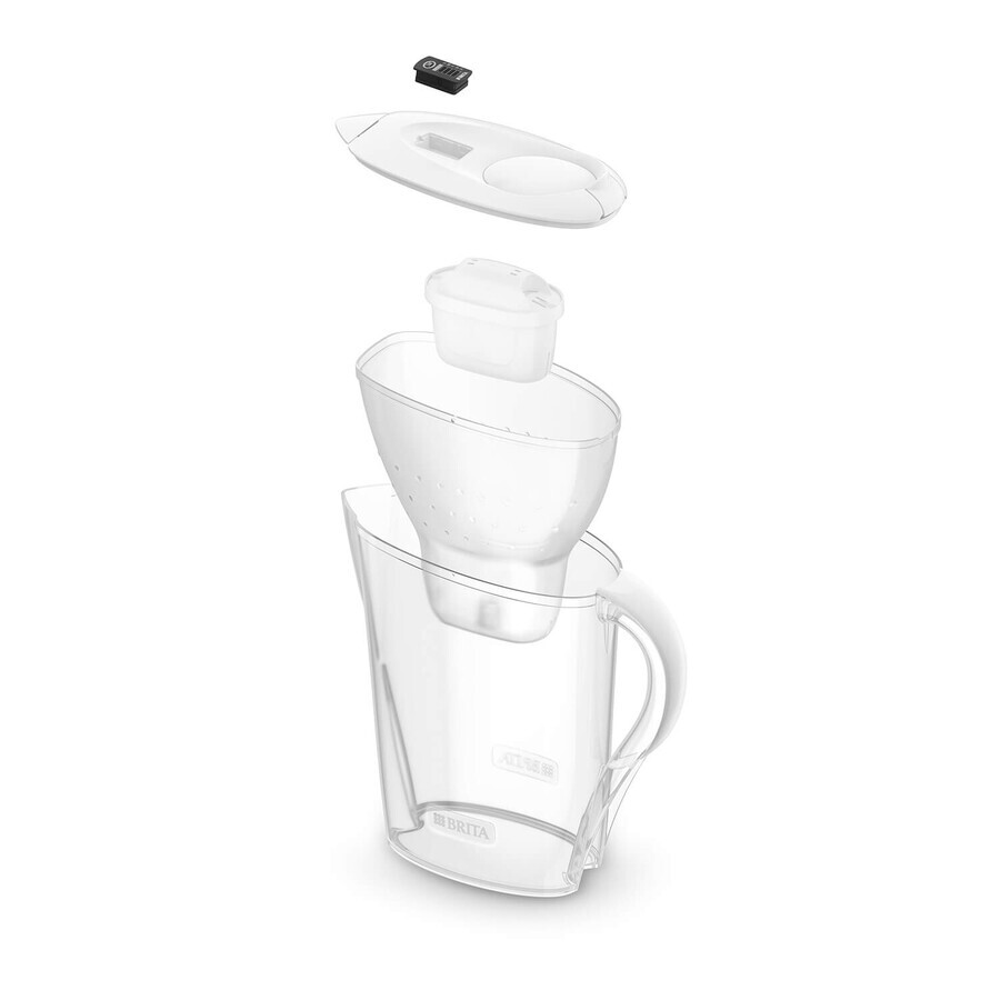 Brita Marella, carafe avec filtre 2,4 litres, blanc + filtre Maxtra Pro Pure Performance Pure Performance, 3 pièces