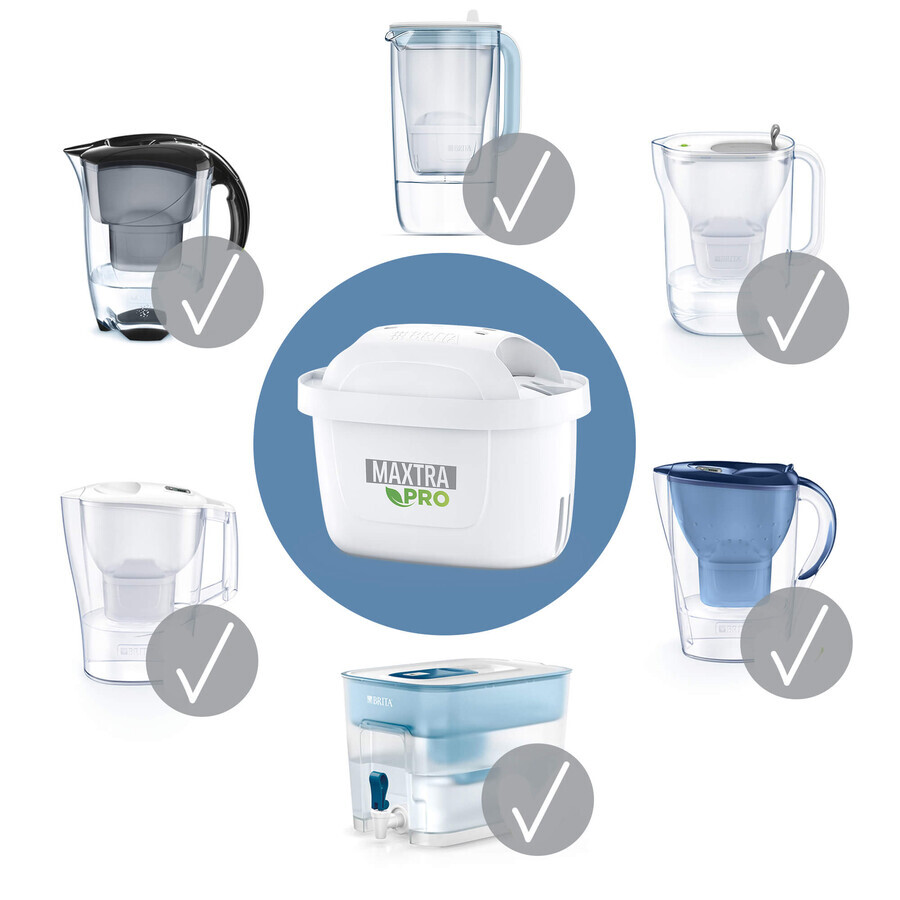 Brita Maxtra Pro Hard Water Expert, filtru de apă, 4 bucăți