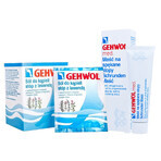 Set Gehwol med Schrunden, unguent pentru picioare crăpate, 75 ml + sare de baie pentru picioare cu lavandă, 20 g x 10 pliculețe