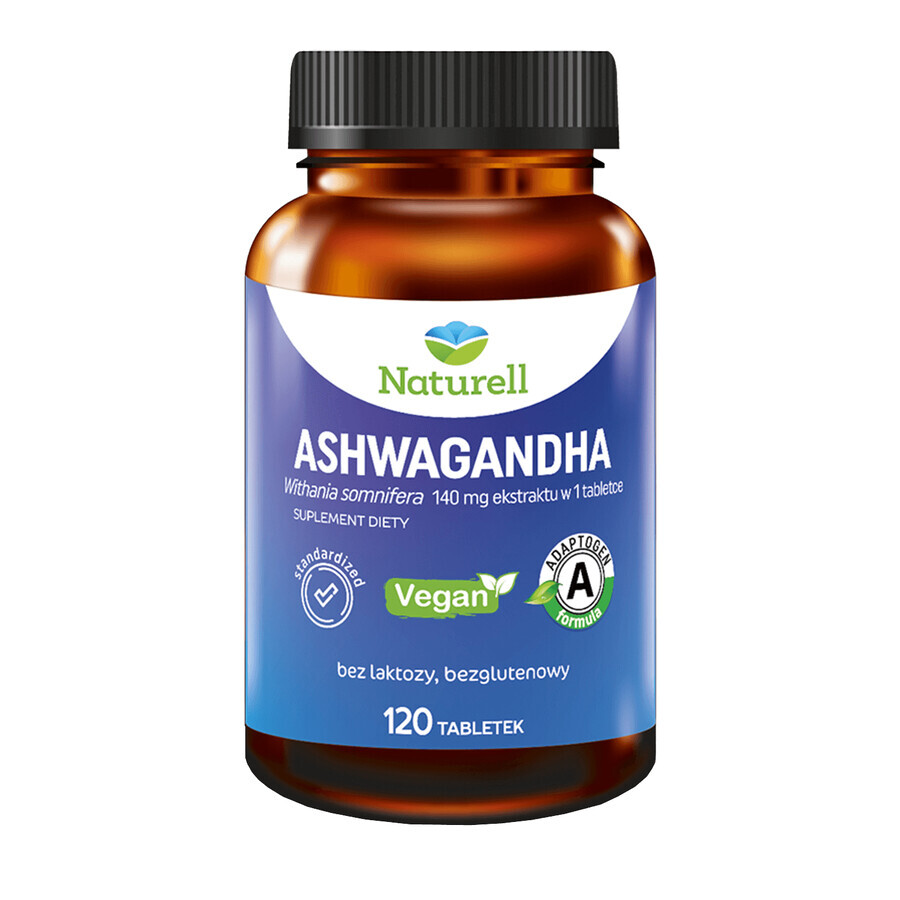 Naturell Ashwagandha, 120 comprimate