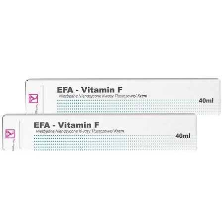 Set EFA Vitamina F, cremă de vitamina F, 2 x 40 ml