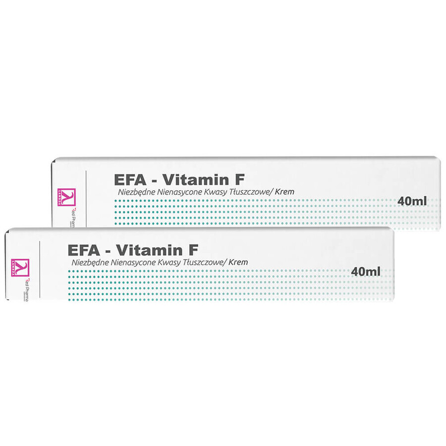 Set EFA Vitamina F, cremă de vitamina F, 2 x 40 ml