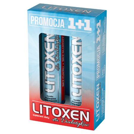 Litoxen pentru diabetici, 2 x 20 comprimate efervescente